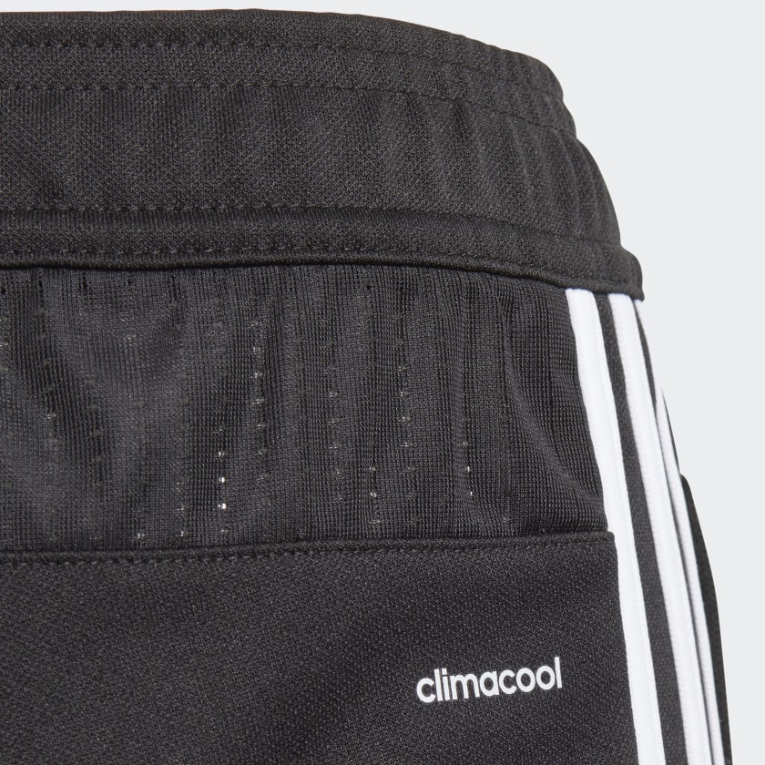 adidas Slim Climacool Soccer Pants Black White 3 Stripe Trefoil XL | eBay